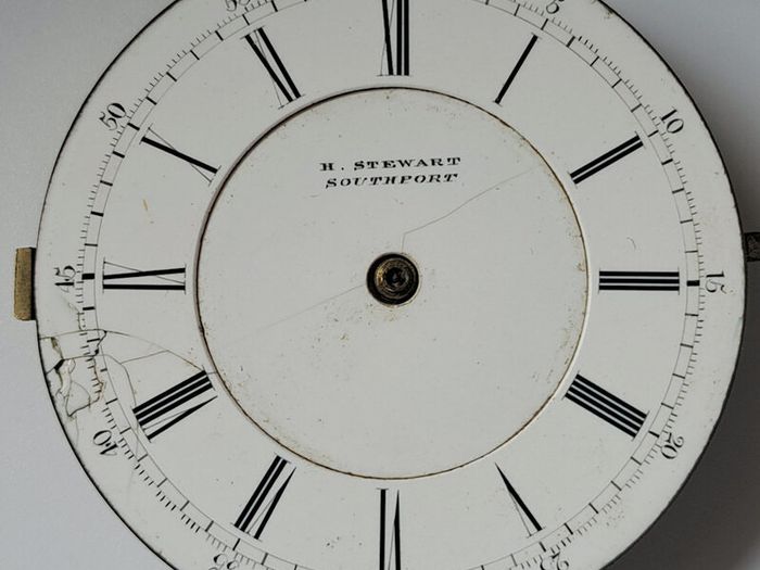 English Chronograph Movement - Stewart, Southport