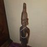 Vintage carved African Figure Image 4