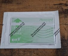 UK BT Definite Phonecard 20 Units, mint in wrapper - free standard postage
