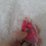 pack of 2 pink heart knobs Image 2