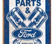 Genuine Ford Service: Metal sign