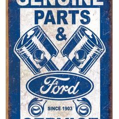 Genuine Ford Service: Metal sign