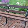 Cast iron garden bench Image 3
