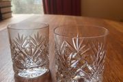 Two Cavan Crystal Sheelin Whiskey Glasses