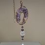 Amethyst Handmade Tree of Life Crystal Suncatcher Image 9