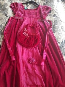 Monsoon Special Occasion Dress, Shrug, Bag & Hairclip Age 10-11