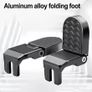 Ebike Motorcycle Electric Bike Pedals Folding Rear Passenger Footrest Pedal Pegs Bicycle Parts Easy Carry Storage Accesseries Image 4