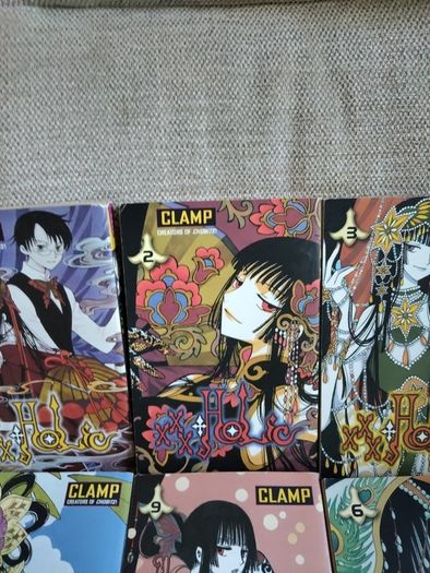 Clamp Manga Books In English 1 2 3 6 8 9 xxxHolic Manga series
