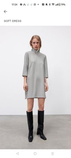 Zara grey dress