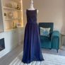 Navy and Silver Sequin Long Dress Size UK 14 / EU 42 Image 5
