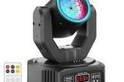 Mini 30W Beam Pattern Moving Head Light RGB DMX Sound Activated Strobe Effect Stage Light for DJ Disco Party Christmas