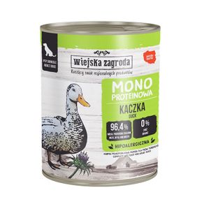 Country of Animals MONOPROTEIN DUCK wet food for adult dogs 800g