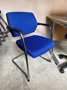 14 Blue Office / Boardroom / Meeting Chairs