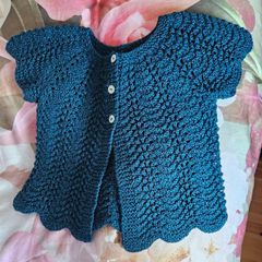 Girls Hand Made Bolero 7-8 Years