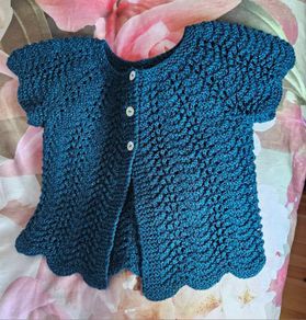 Girls Hand Made Bolero 7-8 Years