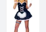 Sexy French maid costume