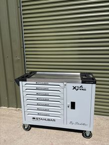 41" 7 Drawer Tool Box  Fully Loaded With Tools + Side Cabinet
