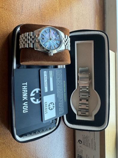 Erebus Ascent 36 mother of pearl automatic