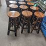 Barrell tables oak & oak bar stools Image 3