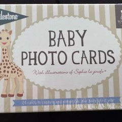 Baby milestone cards