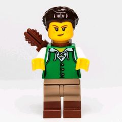 Lego FEMALE ARCHER Minifigure Lego Ideas Lego Minifigure