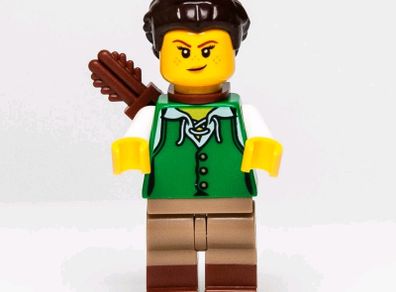 Lego FEMALE ARCHER Minifigure Lego Ideas Lego Minifigure