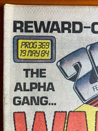 Comic: '2000AD' no. 369 (19/05/1984)