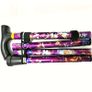 Folding Walking Stick, Purple Floral Image 3