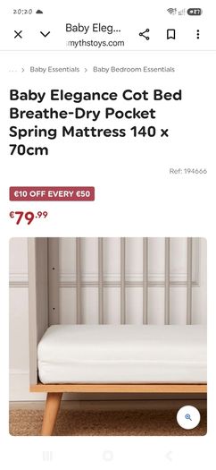 Baby Elegance Cot Matress