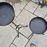 Pair of Vintage Wrought Iron Telescopic Stands/Plant Stands. Image 3