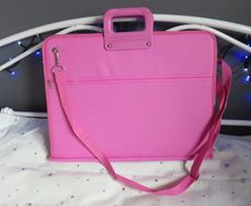 A3 pink portfolio case