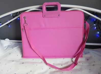 A3 pink portfolio case