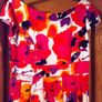 Size 14 Beautiful Dress with Fab Vivid Colours Image 3