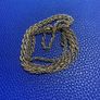 Vintage Celine Paris Triomphe Logo Green Enamel Medallion Pendant Image 5