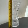 Vintage hand-cut lead crystal flower vase. Image 3