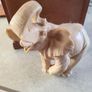 Elephant with Trunk Up Wealth Lucky Figurine Statue Sculpture Home Decor Image 2