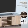 Modern Wooden TV Stand, 120Lx40Wx44cm Grey (FREE POSTAGE) Image 3