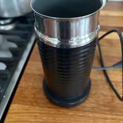 NEspresso coffee maker and milk frother