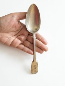 Rare Antique Imperial Russian 84 Silver Spoon by Pavel Ovchinnikov