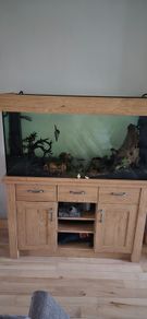 Aquarium/ Fish Tank Aqua One oakstyle complete setup Price Drop