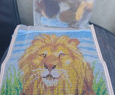 Beautiful "Lion" Embroidery Kit