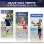 NEW SALE | Badminton Net, Foldable Nylon Net, Hieght Adjustable Stand and Portable Carry Bag, Easy to Assemble or Disassemble, Ideal Recreational Sports Net for Tennis, Kids Badminton or Volleyball Image 3