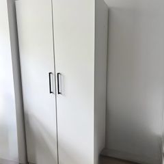 Modern White 2 Door Wardrobe