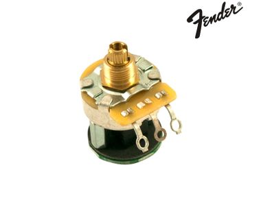Fender S-1 250K Potentiometer, 0.25B Taper (Split or Solid)