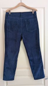 Frame velvet navy jeans / trousers