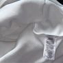 Ralph Lauren XL White Waffle Knit Hoodie Pony Logo Mens Image 8