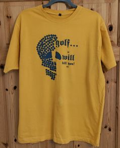 Bunker Mentality golf t shirt XL