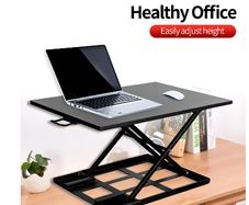 BRAND NEW Standing Desk Computer Office Workstation Height Adjustable Lift Table Foldable Desk