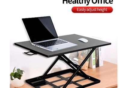 BRAND NEW Standing Desk Computer Office Workstation Height Adjustable Lift Table Foldable Desk