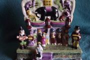 Staffordshire Flatback Group " WOMBWELLS MENAGERIE" - Vintage Reproduction - 1990's